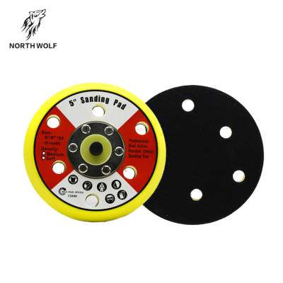 Car Care Detailing Backing Plate North Wolf Backing Pad 5 Inch Sanding Pad for Duan Action Polisher